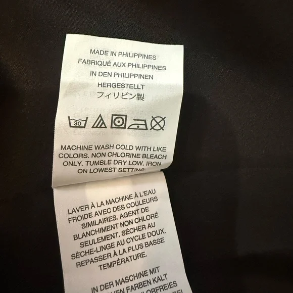 NWOT J Crew Black Crepe Wrap Dress - Picture 5 of 5